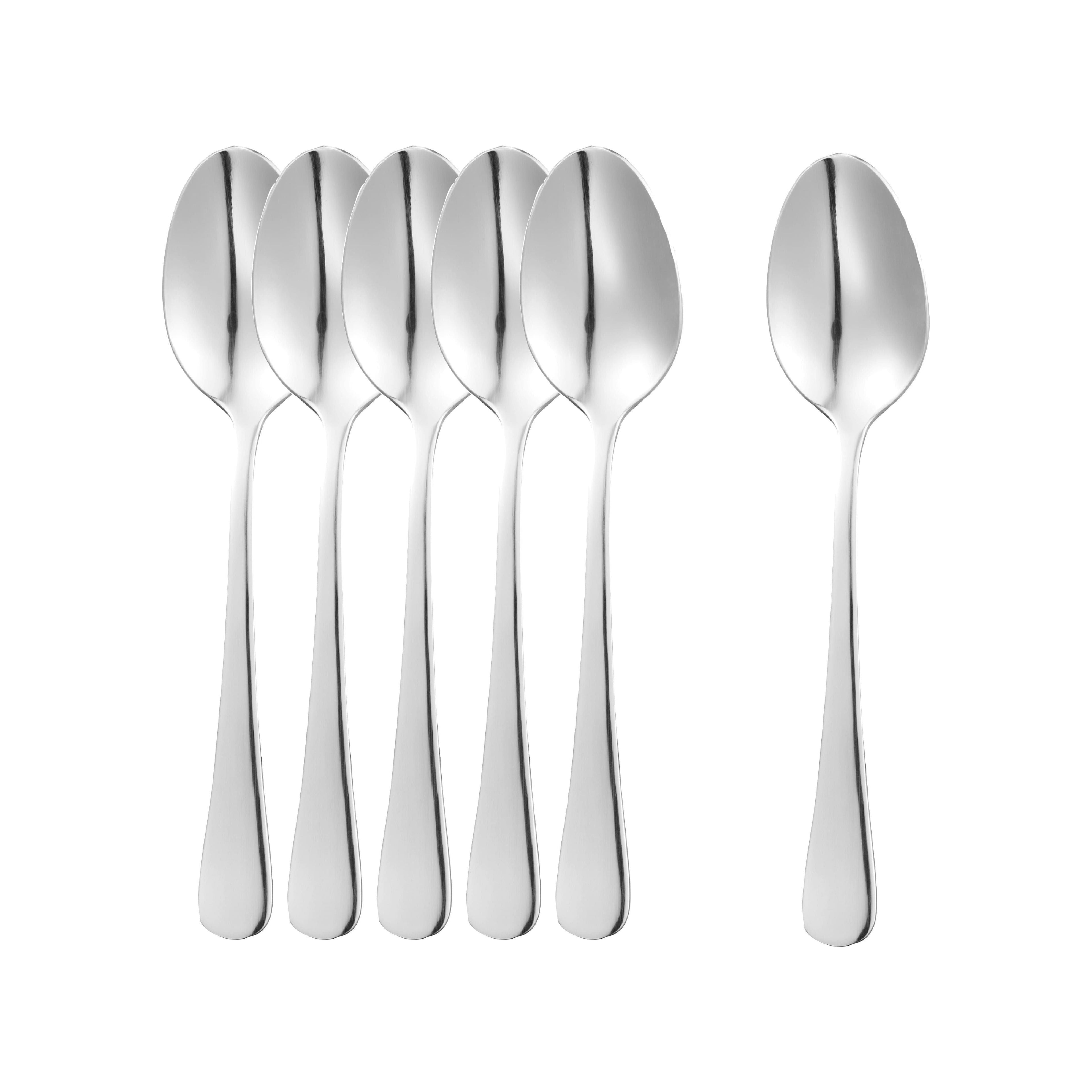 Dorre Classic Kaffeskedar Rostfritt Stål 6 Pack 14x3 cm-Holykitchen