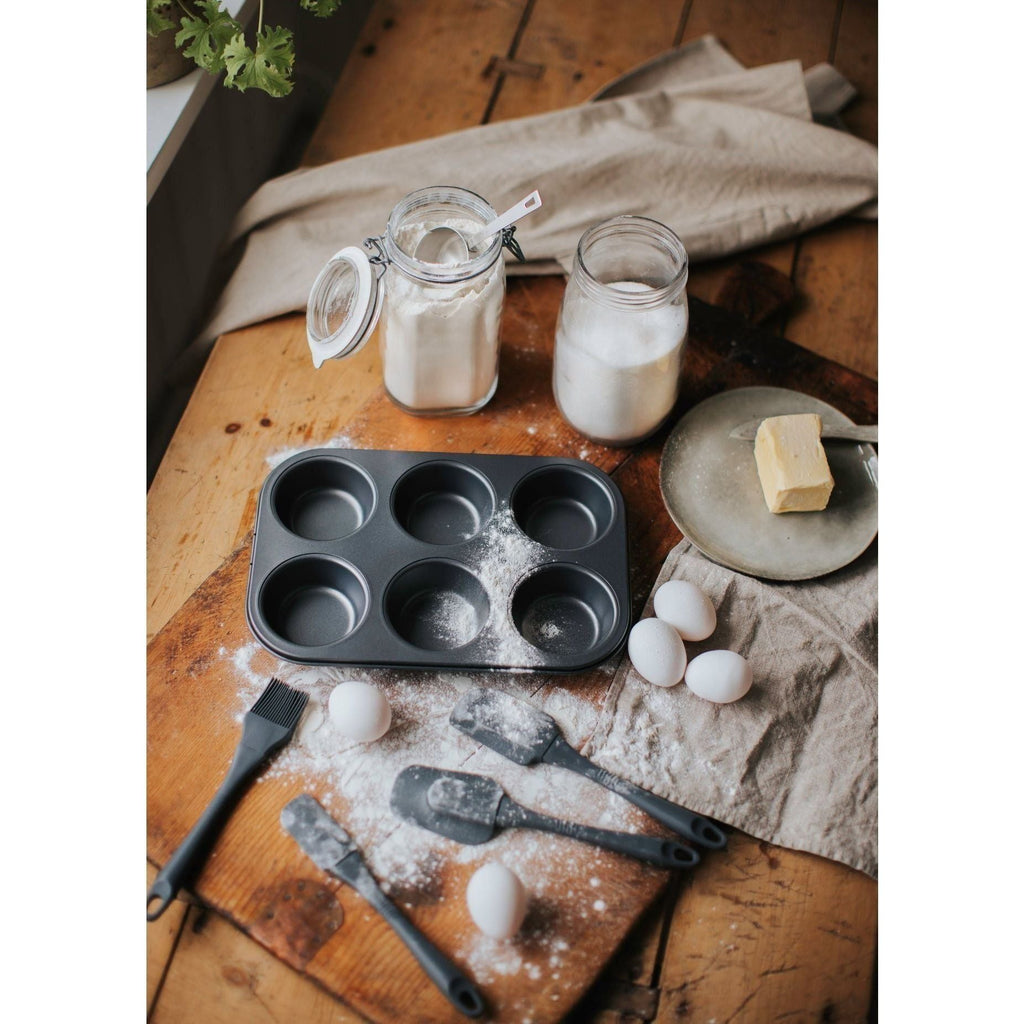 Dorre Karabo Muffinsform 6 st Kolstål-Holykitchen