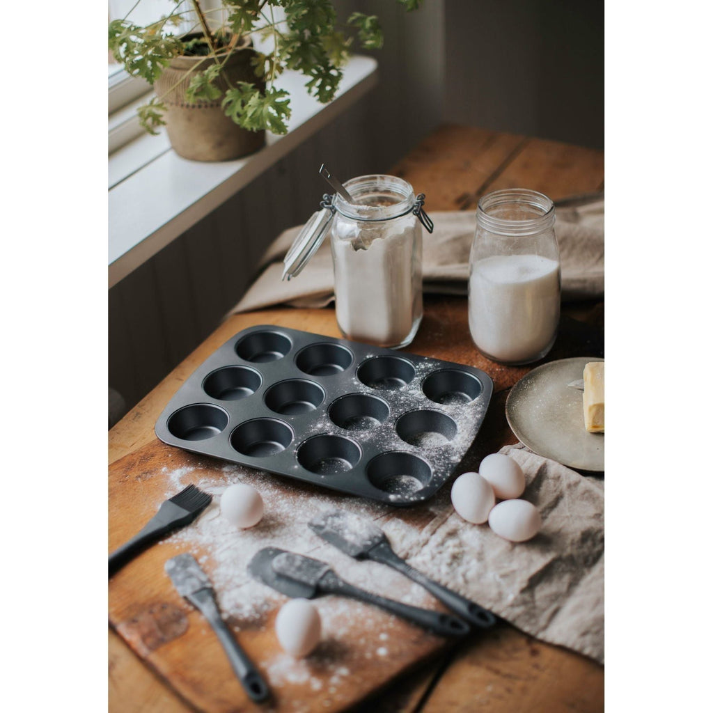 Dorre Karabo Muffinsform 12 st Kolstål-Holykitchen