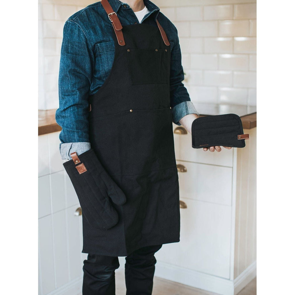 Dorre Flick Förklädesset 3 Delar Grå