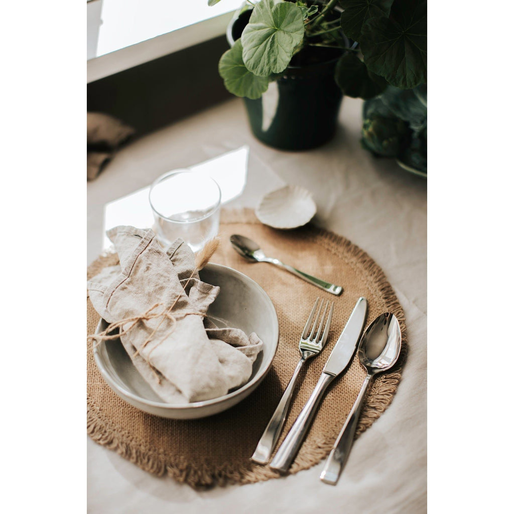 Dorre Freja Bestickset 48 delar 18/10 stål gaffel kniv sked kaffesked-Holykitchen
