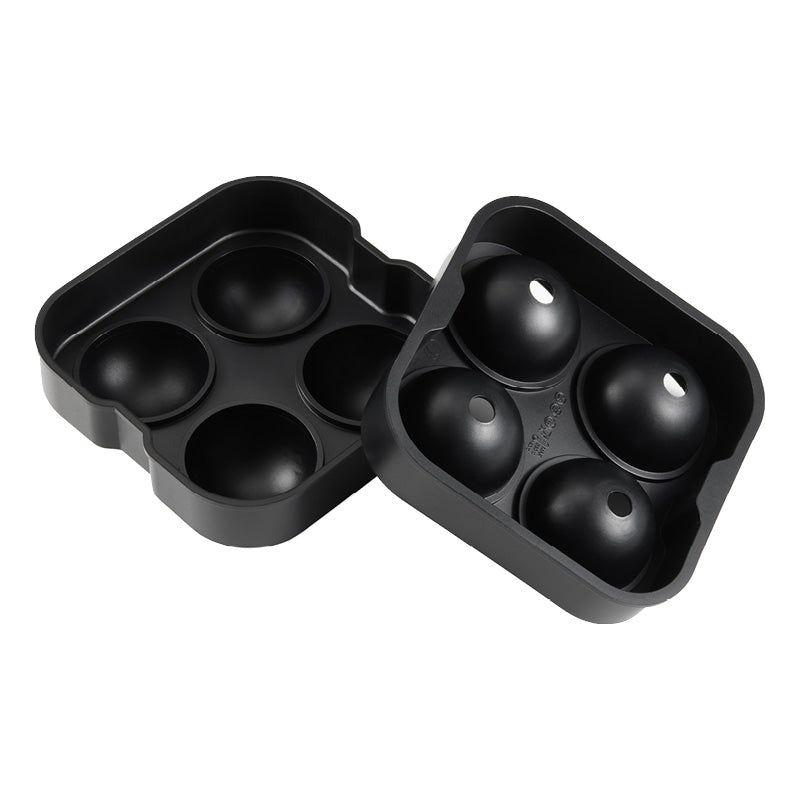 Dorre Isha Iskuber runda 4 st svart silicon 12*12*4,8 cm tratt-Holykitchen