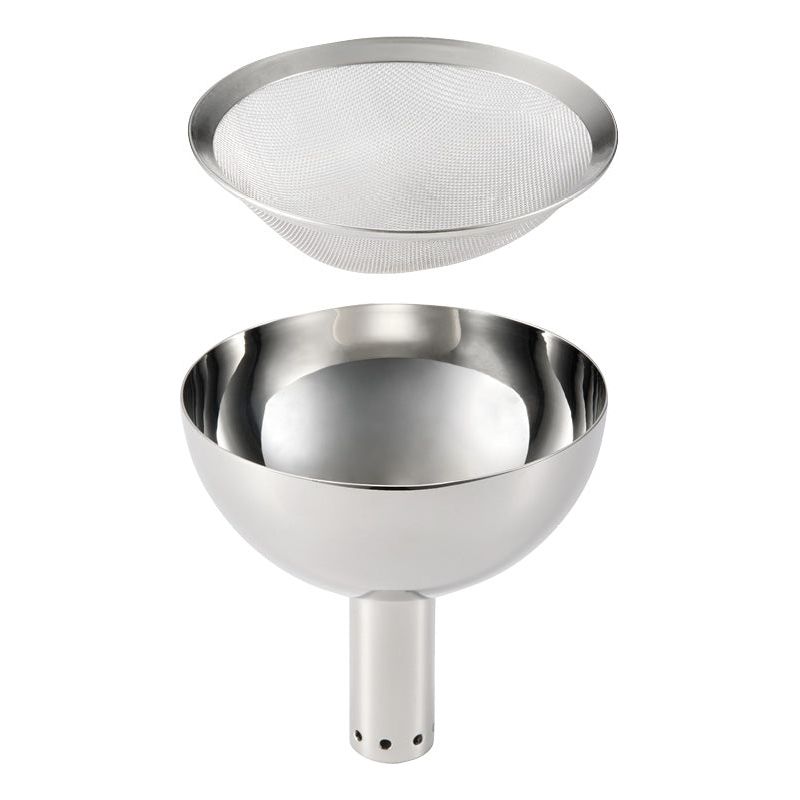 Dorre Valu Dekateringstratt med sil Rostfritt stål 18/8 9*9*9 cm-Holykitchen