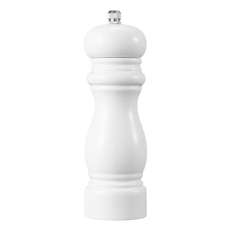 Dorre Karou Peppar/saltkvarn vit högblank gummiträd 15 cm-Holykitchen