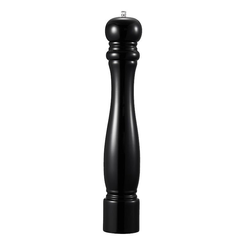 Dorre Karou Peppar/saltkvarn svart högblank gummiträd 40 cm-Holykitchen