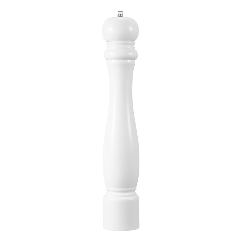 Dorre Karou Peppar/saltkvarn vit högblank gummiträd 40 cm-Holykitchen