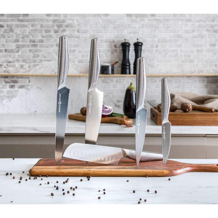 Anders Petter Stripe Knife Set S/5-Holykitchen