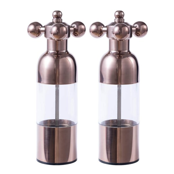 Vargen & Thor Axia salt- och pepparkvarn 18 cm 2-pack brons-Holykitchen