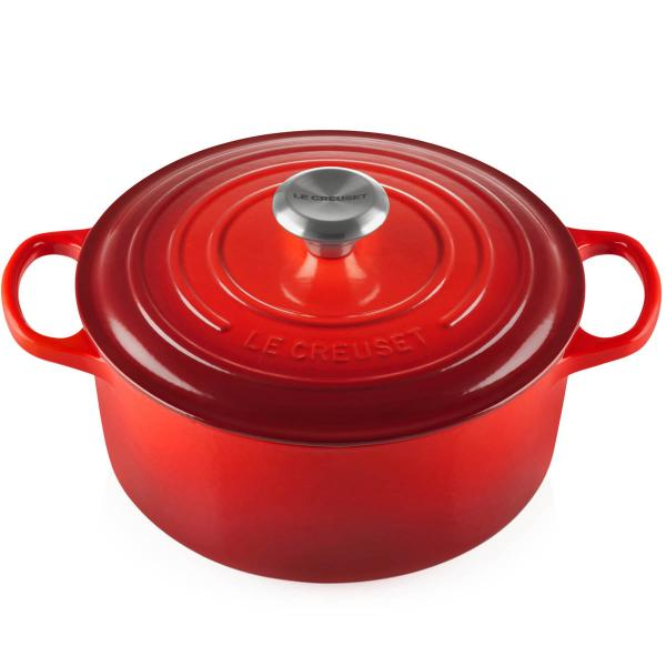 Le Creuset Signature Gjutjärnsgryta Rund 5,3 L Röd-Holykitchen