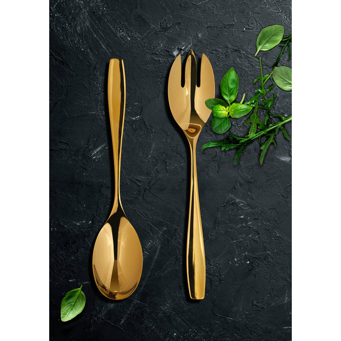 Modern House Golden Rose Salladsbestick s/2