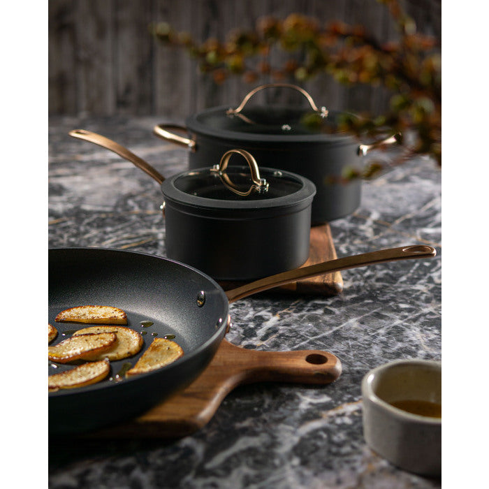 Modern House Black Copper Grytsats s/3 4,5/ 1,5 l/ D28 cm-Holykitchen