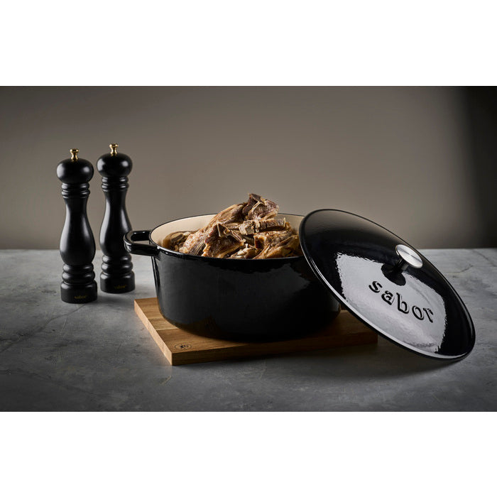 Sabor Saltkvarn 25 cm Svart/Mässing-Holykitchen
