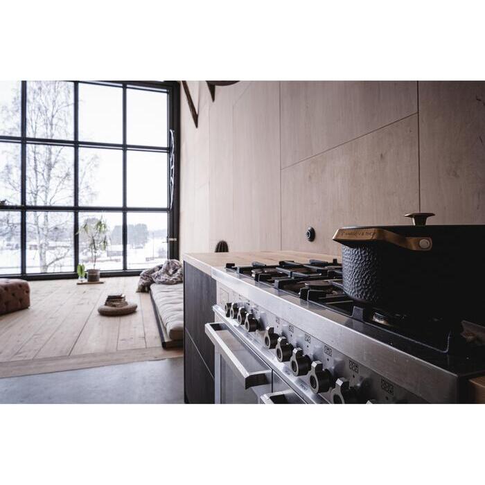 Vargen & Thor  Arvet Mio kastrull 4 L svart hamrad