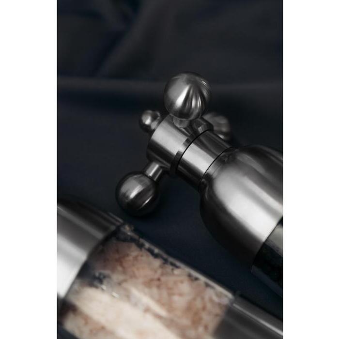 Vargen & Thor Axia Brukat stål Salt- & pepperkvarn