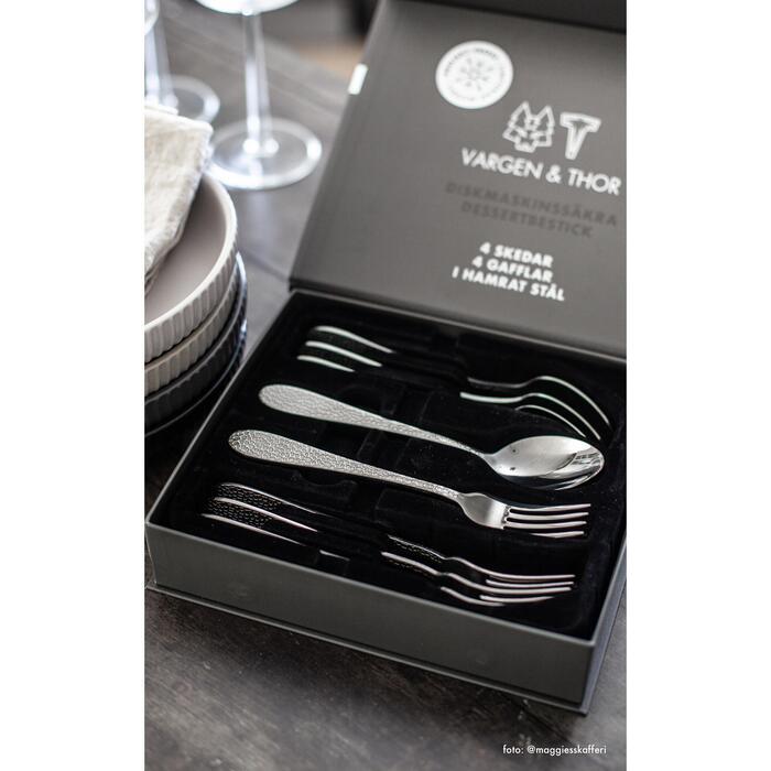 Vargen & Thor Frost Grayfoot Dessertbestikk 8 deler