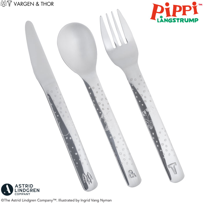Vargen & Thor Lupo PIPPI Barnbestick 9 delar