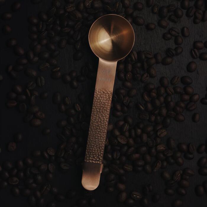 Vargen & Thor Frost Koppar kaffesked med klämma – 20 ml