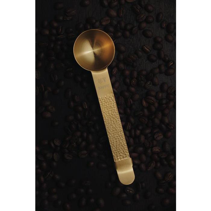 Vargen & Thor Frost Mässing Kaffesked m/klemme - 20 ml