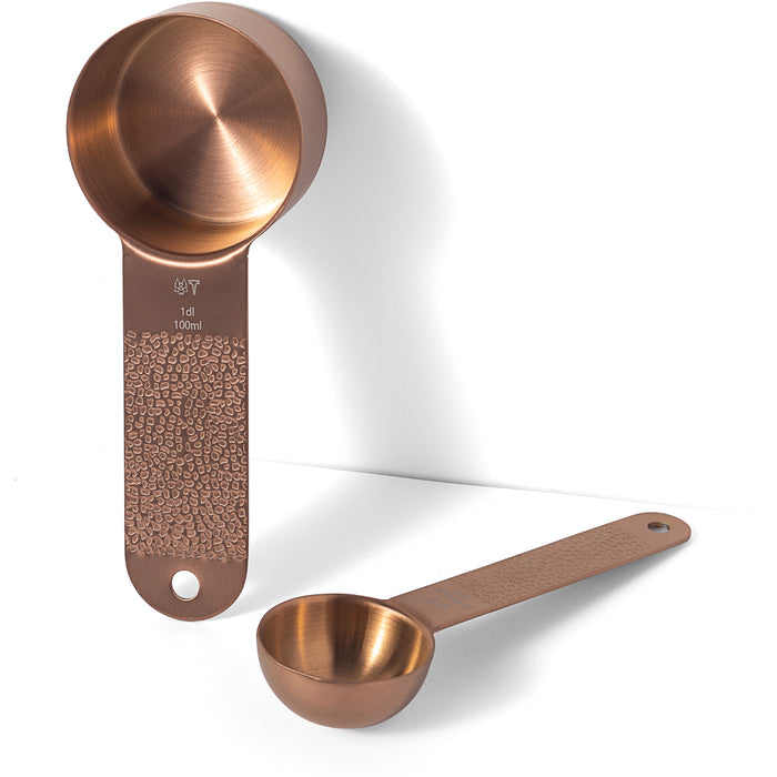 Vargen & Thor Frost Koppar måttskedar – 7 st (upp till 240 ml)