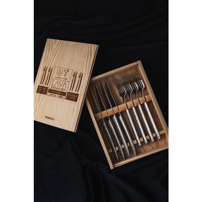 Vargen & Thor Lava Bestickset 8 delar