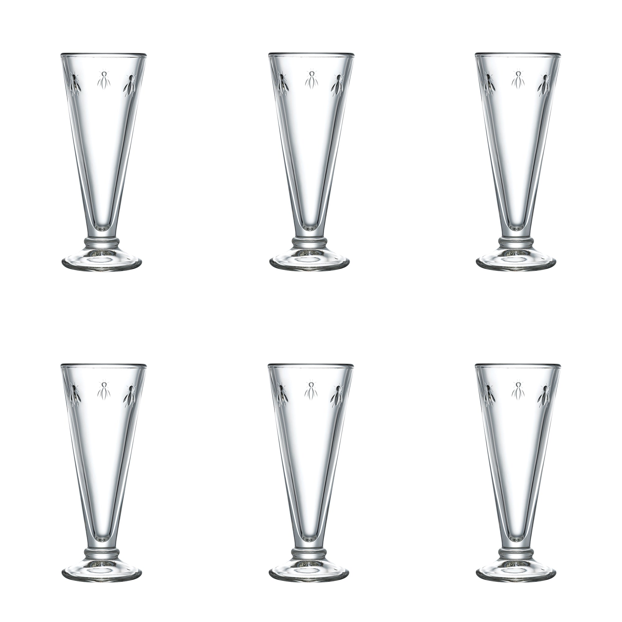 La Rochère La Rochère Champagneflöjt Abeille 6 st-Holykitchen