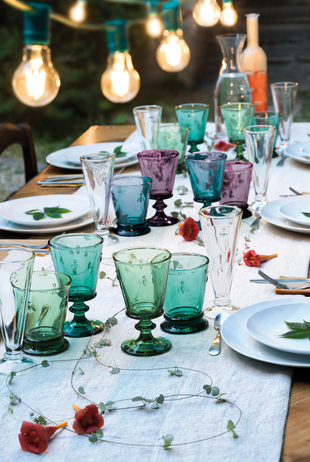 La Rochère La Rochère Vinglas Abeille Multi Gåvoset 4 st-Holykitchen