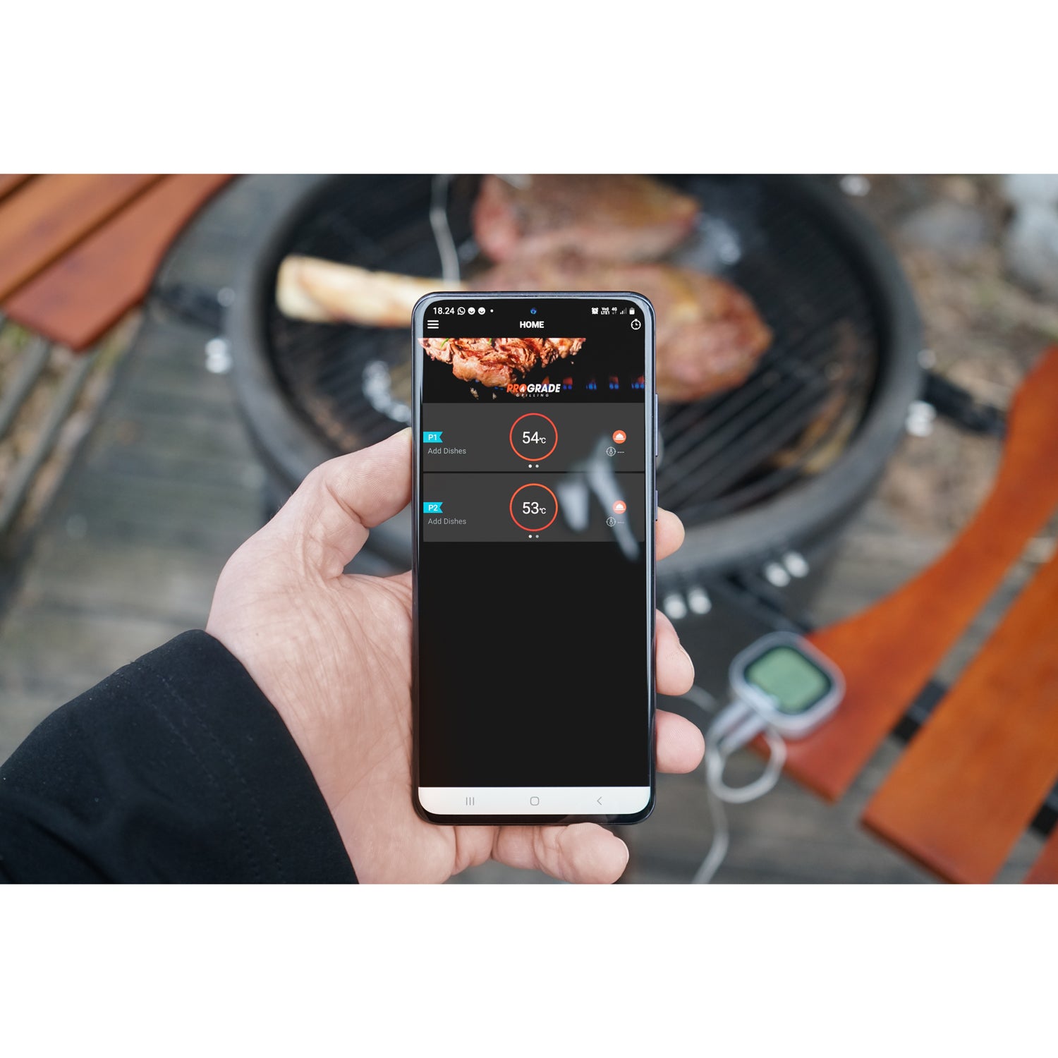 Mustang Digital thermometer-Holykitchen