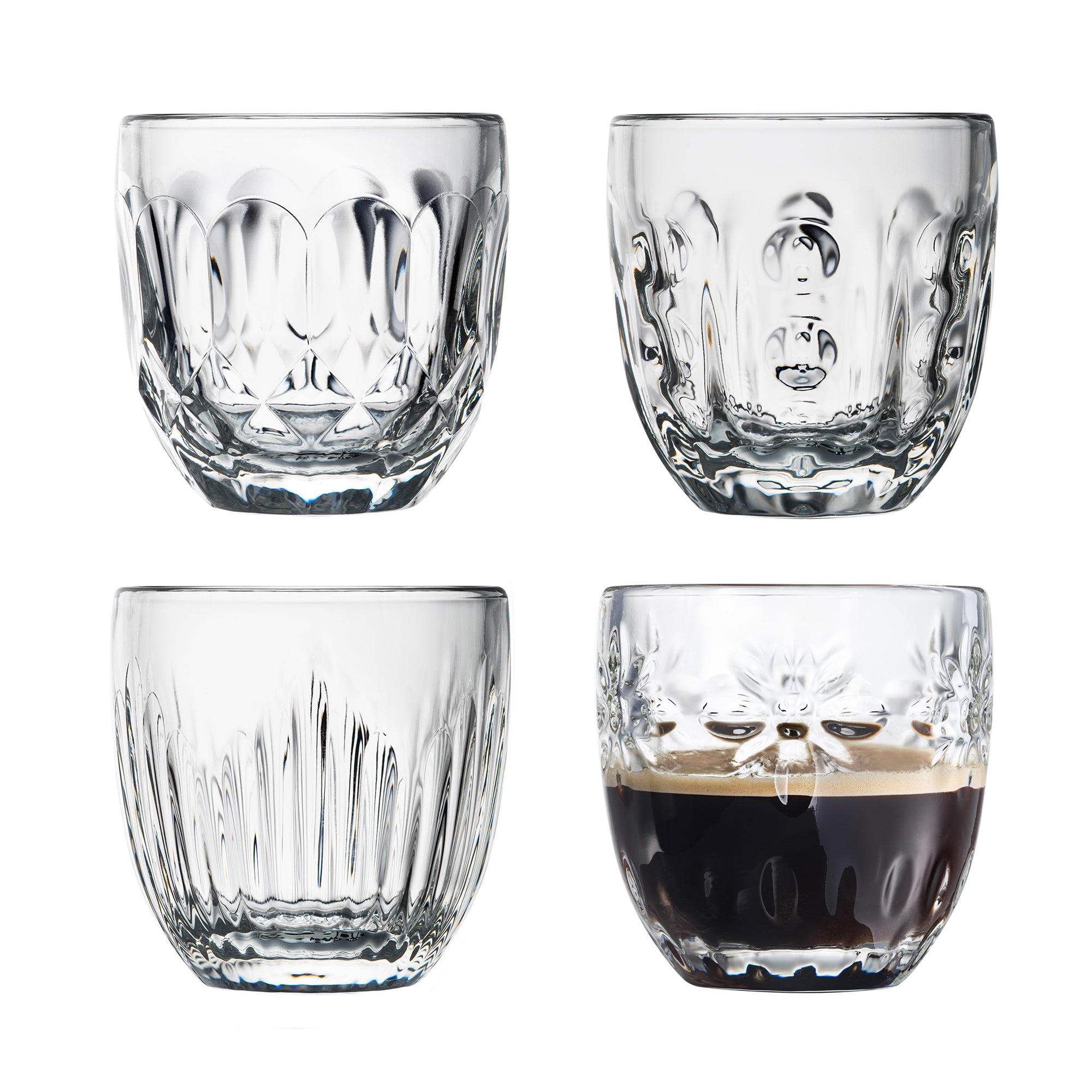 La Rochère La Rochère Espressoglas Troquet Gåvoset 4 st-Holykitchen