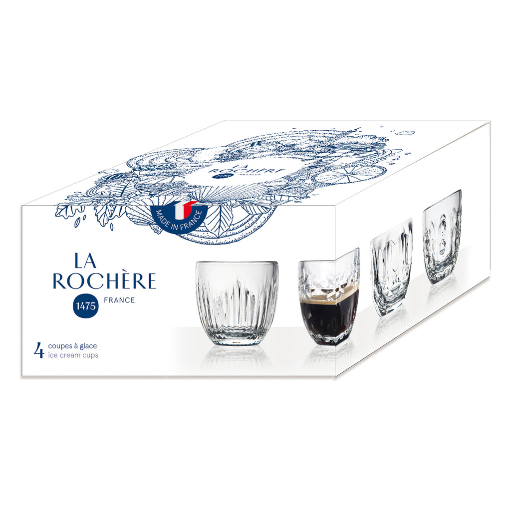 La Rochère La Rochère Espressoglas Troquet Gåvoset 4 st-Holykitchen