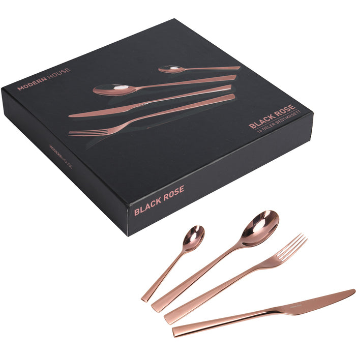 Modern House Black Rose Bestickset 16 delar-Holykitchen