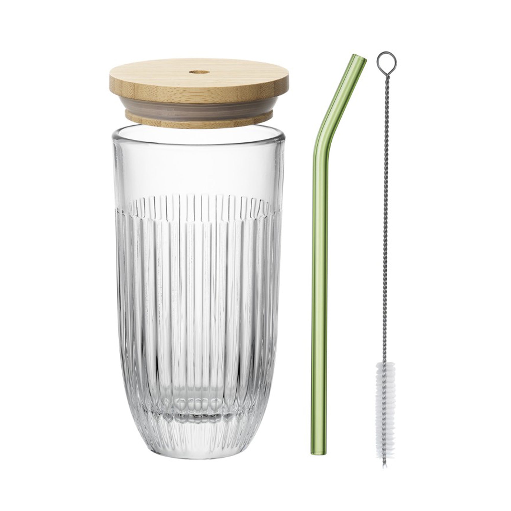 La Rochère La Rochère Smoothieglas med Lock och Sugrör Ouessant-Holykitchen