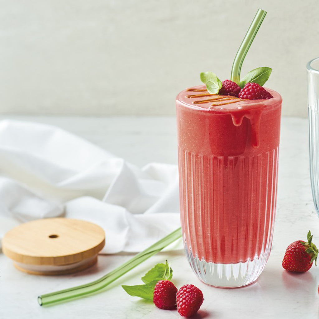 La Rochère La Rochère Smoothieglas med Lock och Sugrör Ouessant-Holykitchen