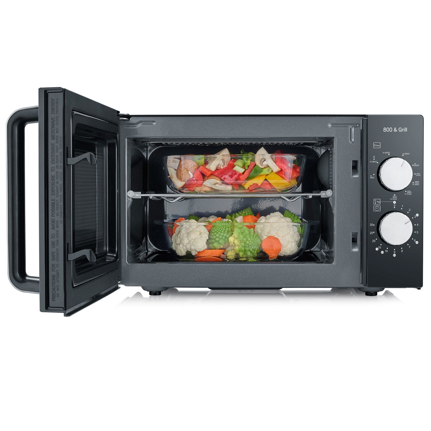 Severin Mikrovågsugn 20L 800W med grill MW7762