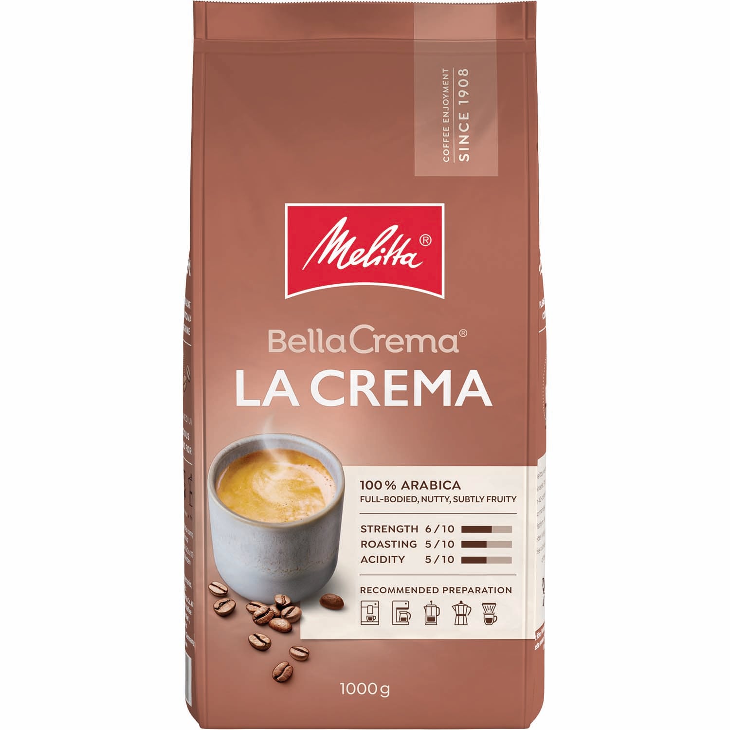 Melitta Bella Crema La Crema 1kg-Holykitchen