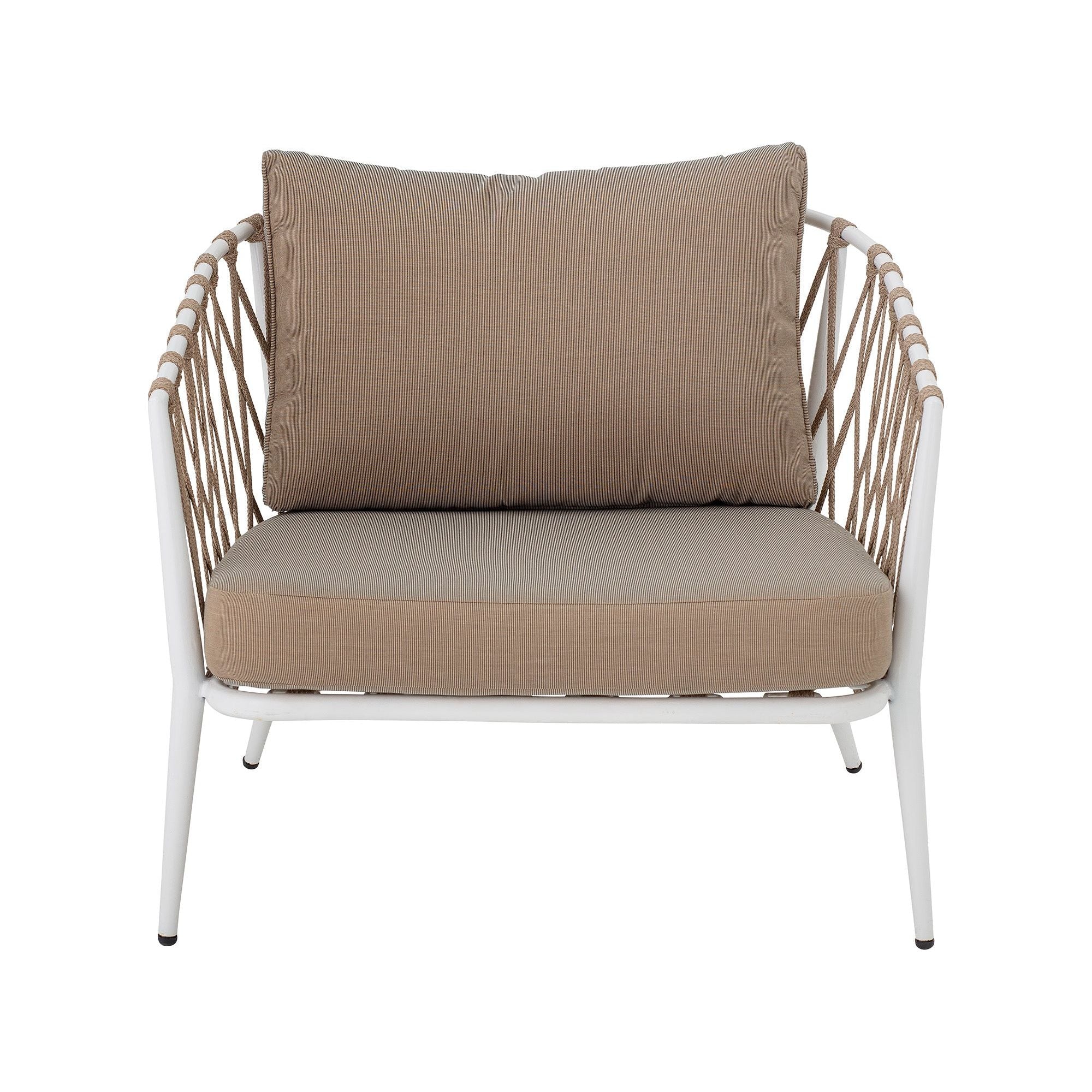Creative Collection Cia Loungestol, Vit, Metall