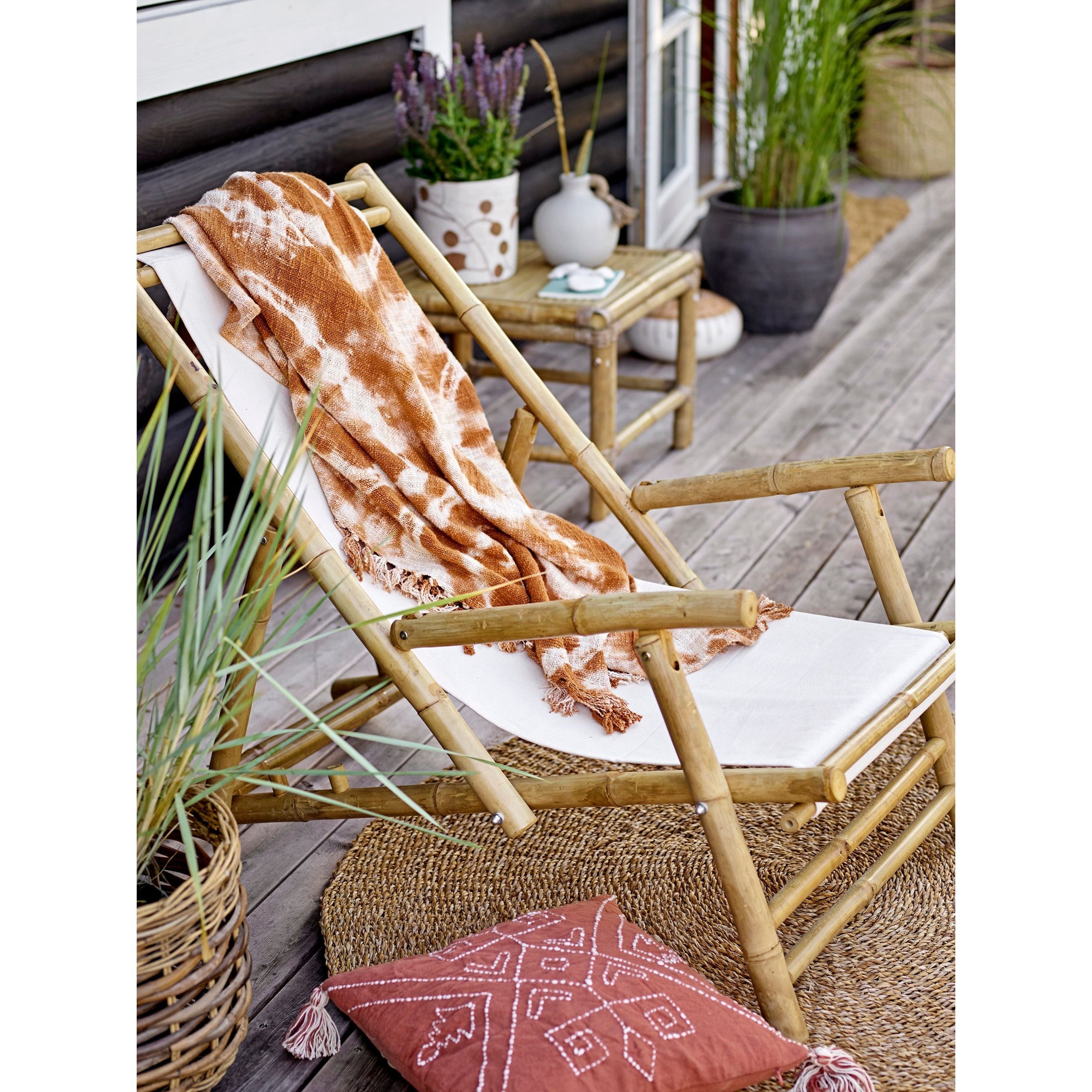 Bloomingville Janis Deco Blomkruka, Vit, Terrakotta