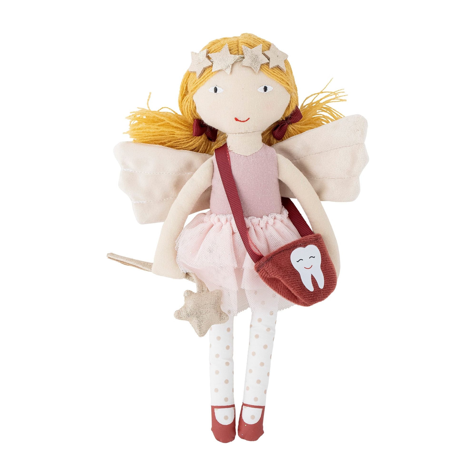 Bloomingville Mini Fedora Tandfé, Rosa, Bomull