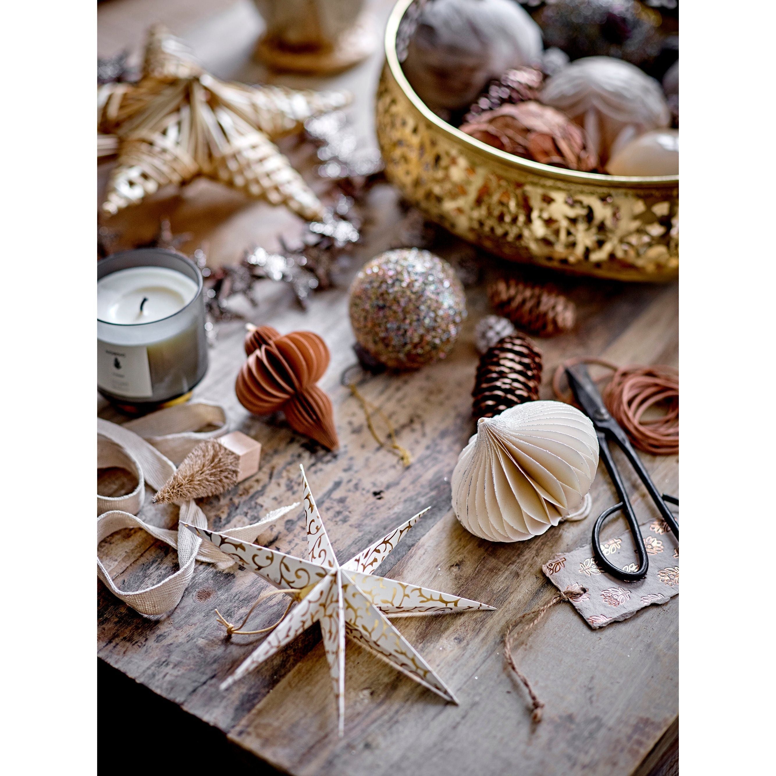 Bloomingville Demis Deco, Guld, Kotte