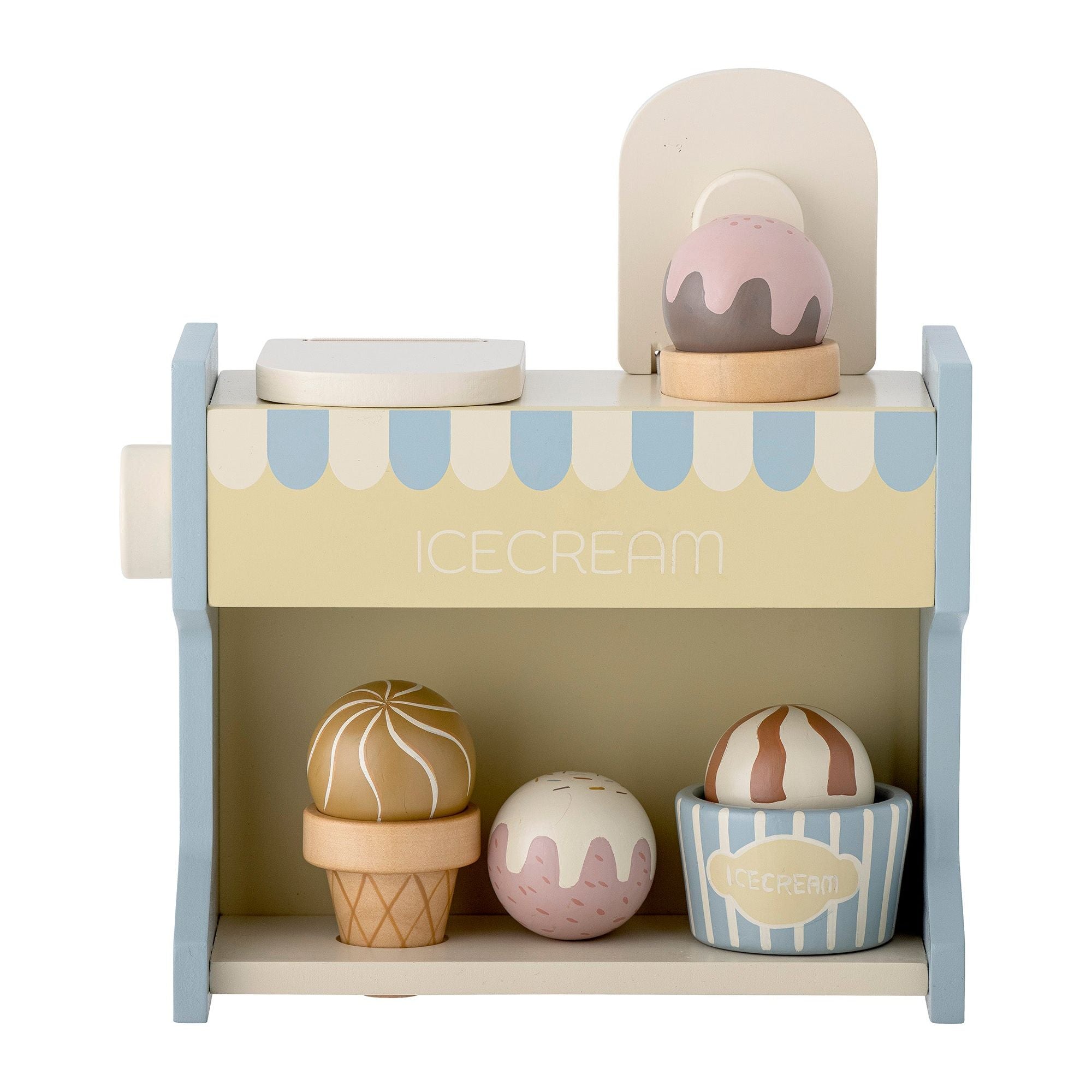 Bloomingville Mini Vallie Leksaks Glasskiosk, Blå, FSC®100%, MDF