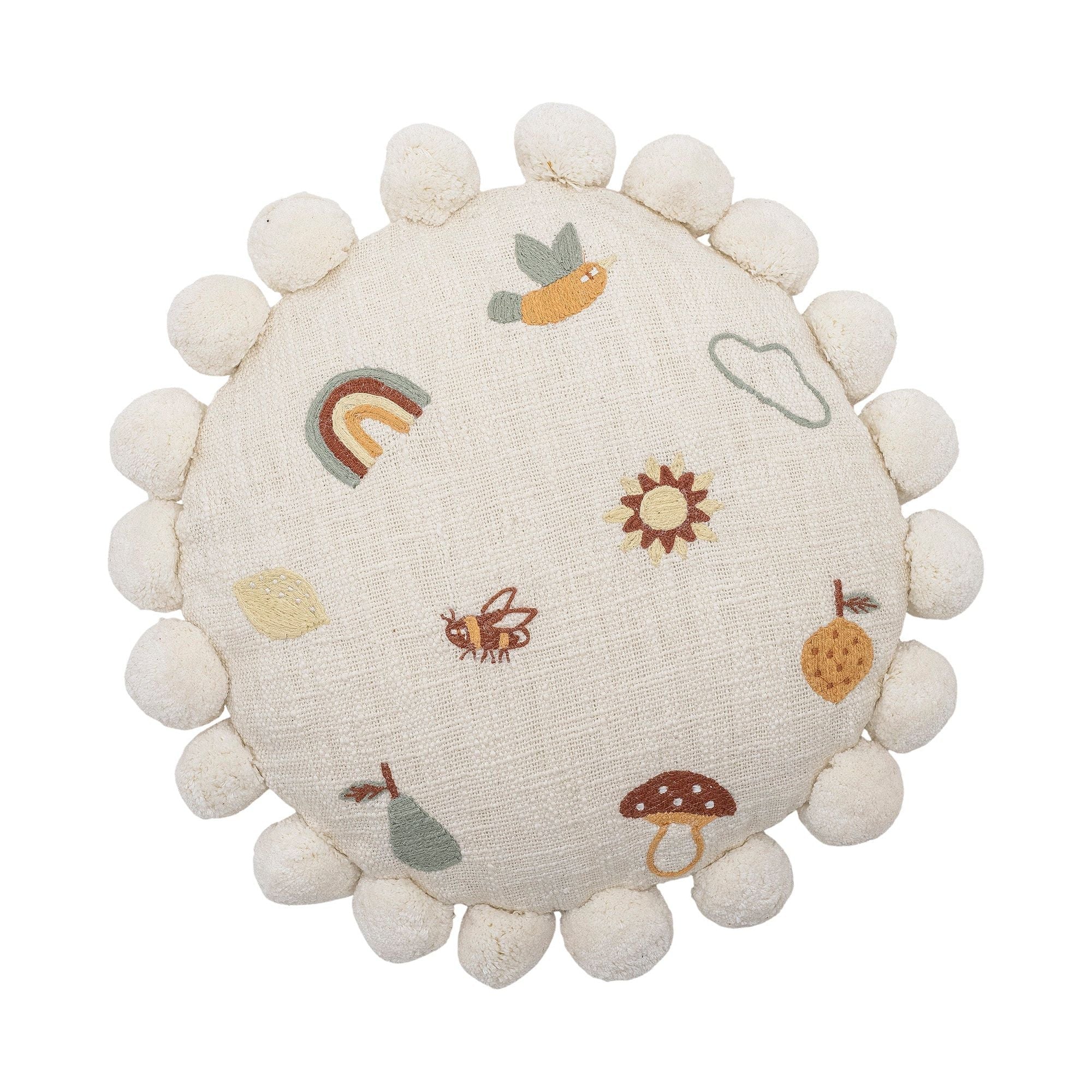 Bloomingville Mini Agnes Kudde, Natur, Bomull