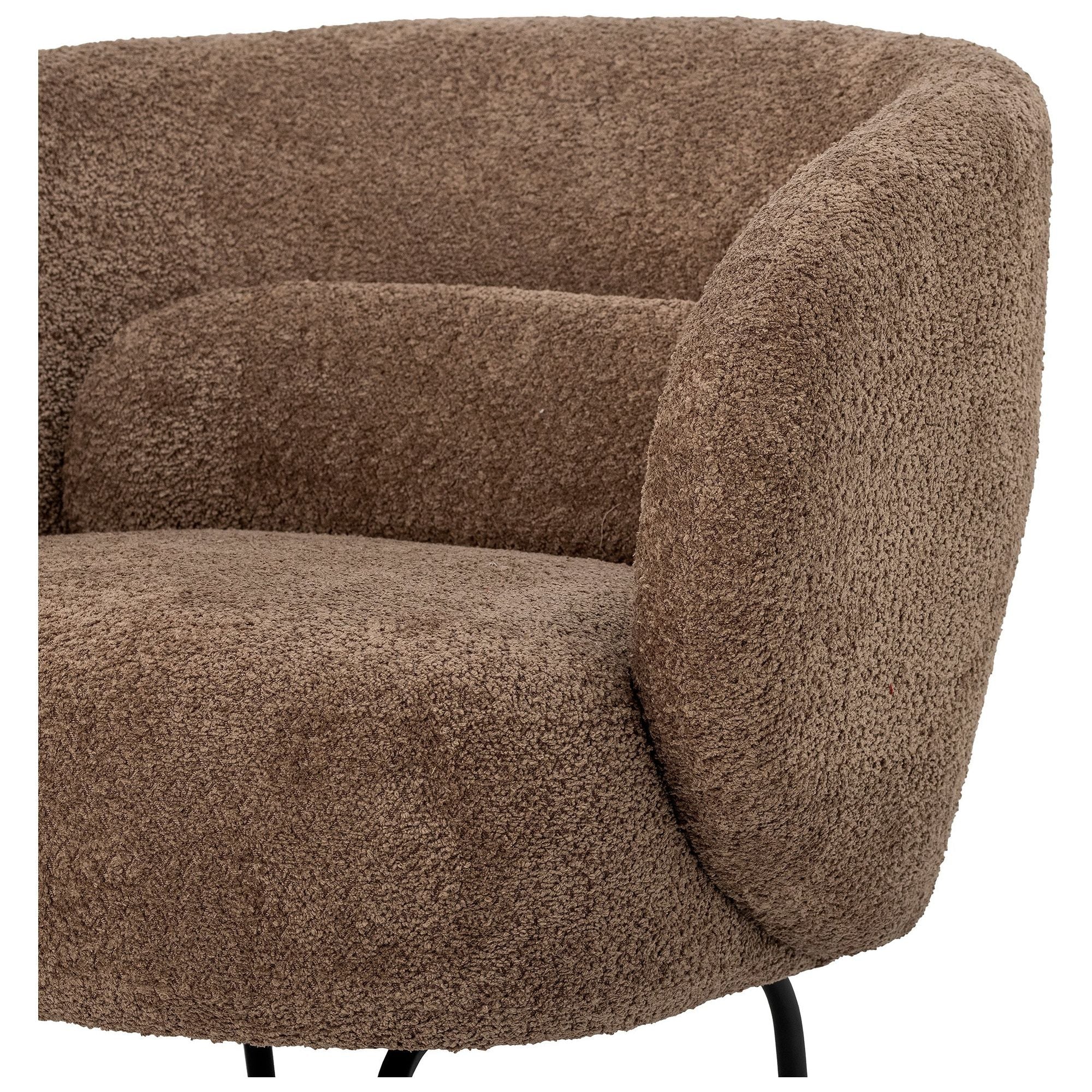 Bloomingville Harry Loungestol, Brun, Polyester