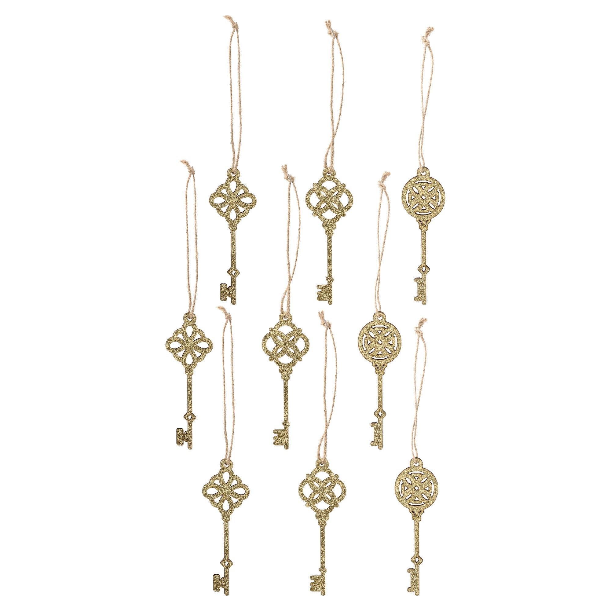 Bloomingville Kaley Ornament, Guld, Trä