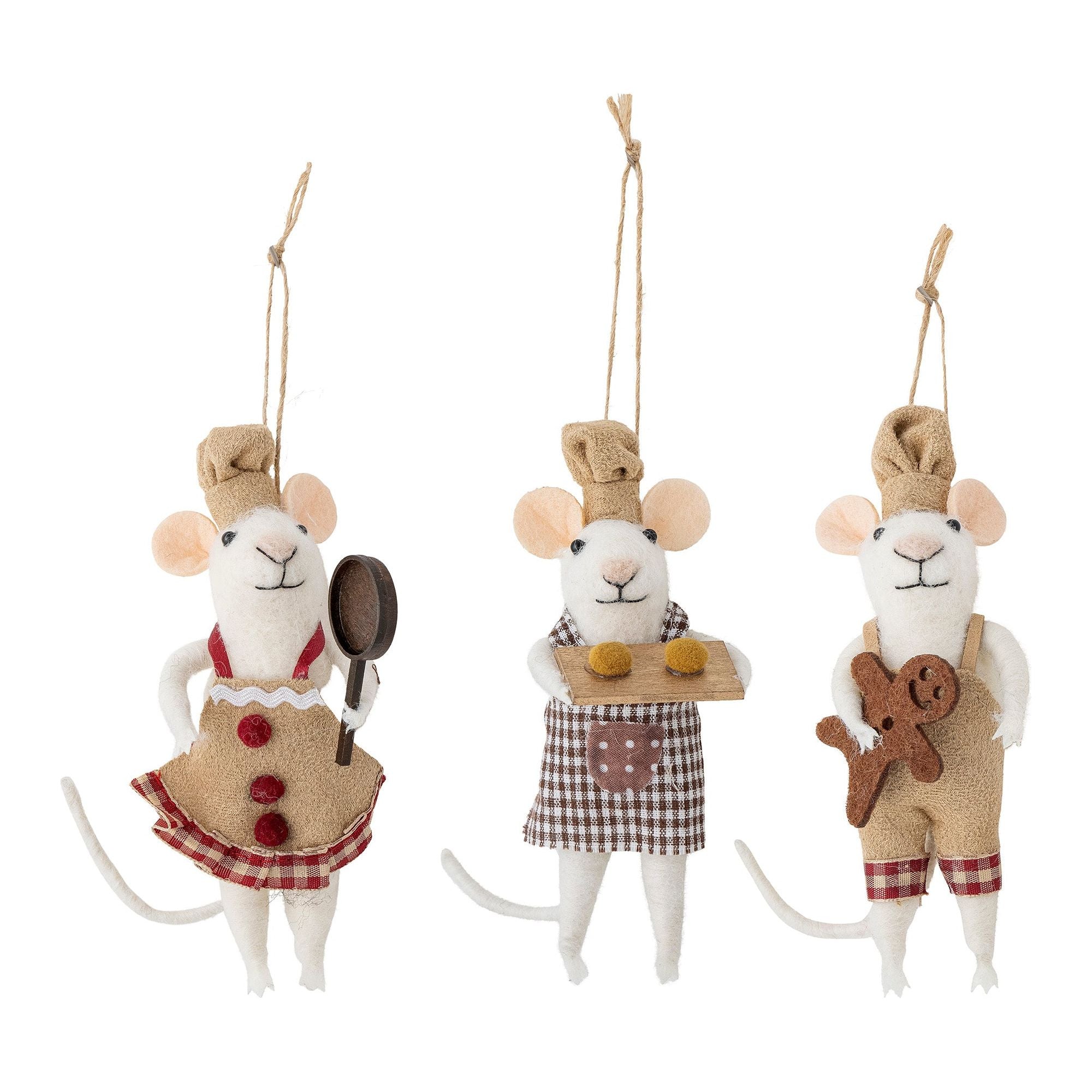 Bloomingville Peo Ornament, Brun, Ull