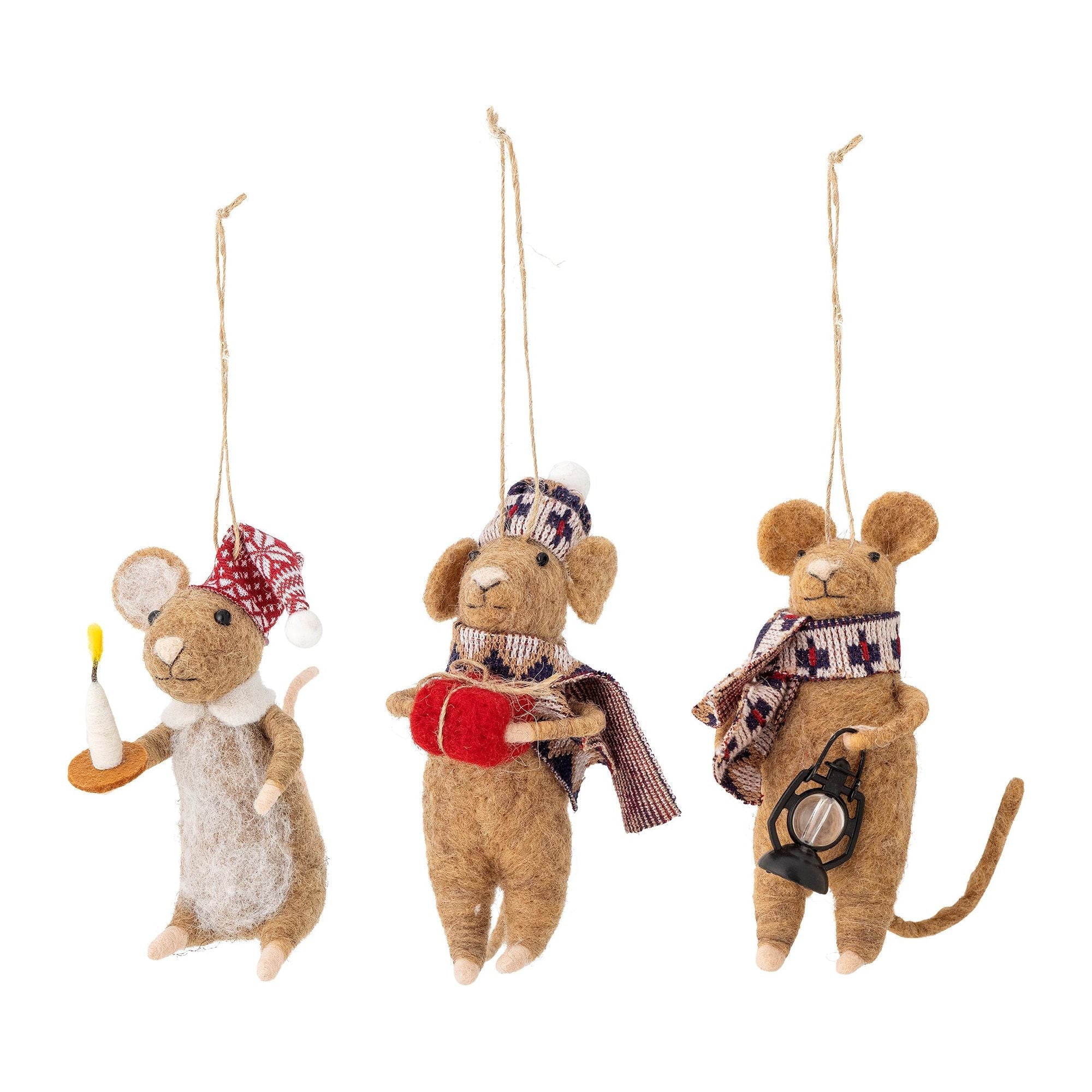 Bloomingville Peo Ornament, Brun, Ull