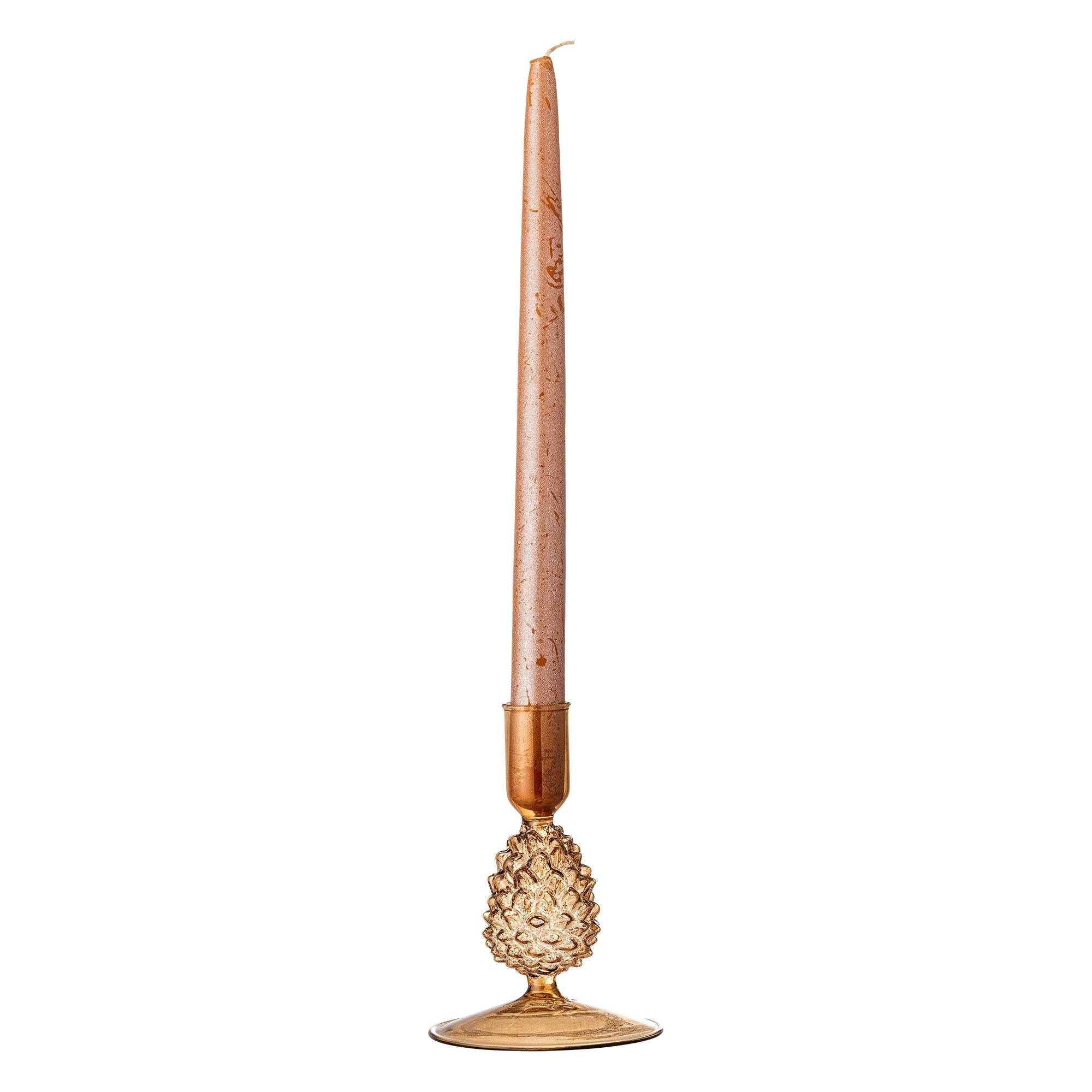 Bloomingville Jisele Ljusstake, Brun, Glas