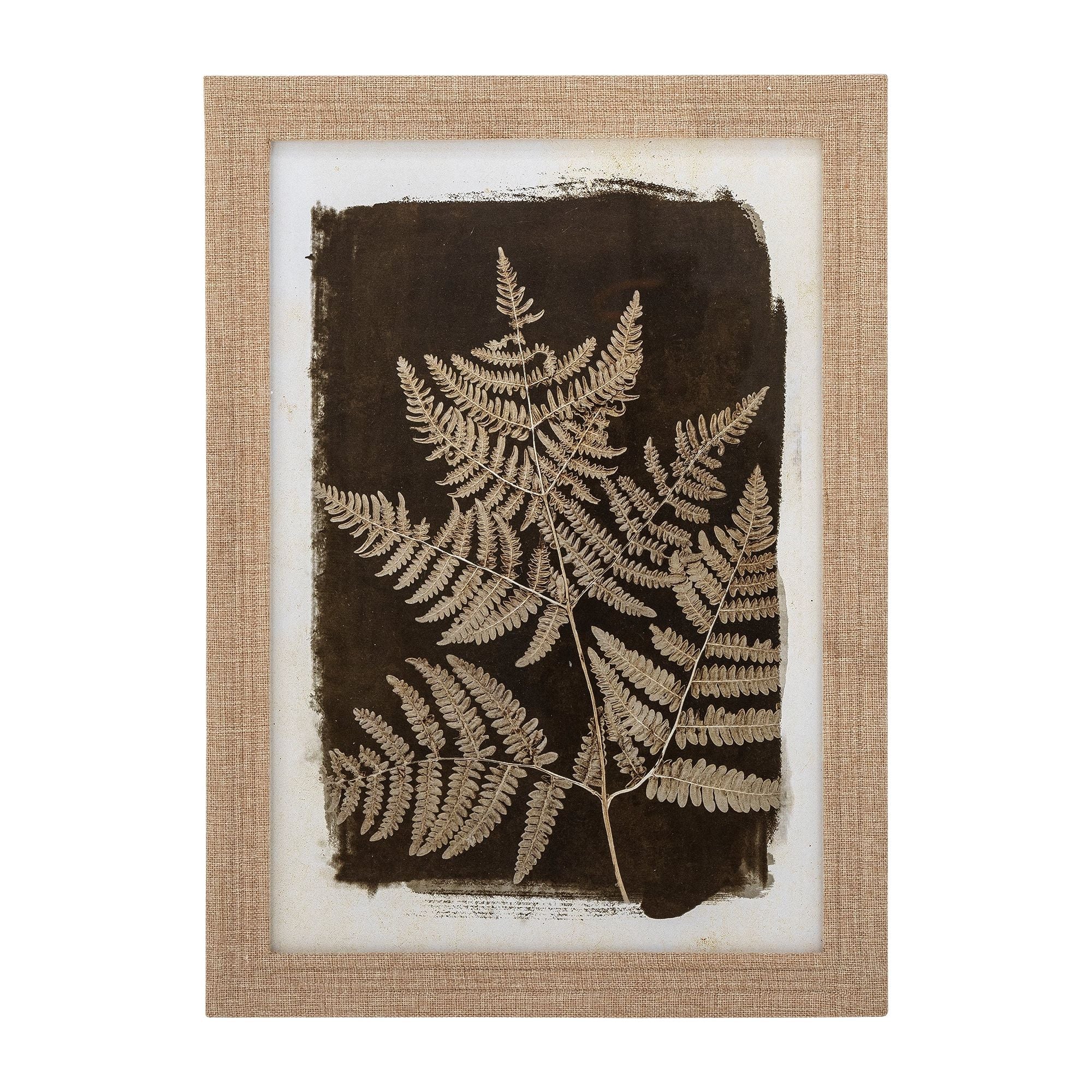Creative Collection Vilar Illustration med Ram, Natur, Furu Wood