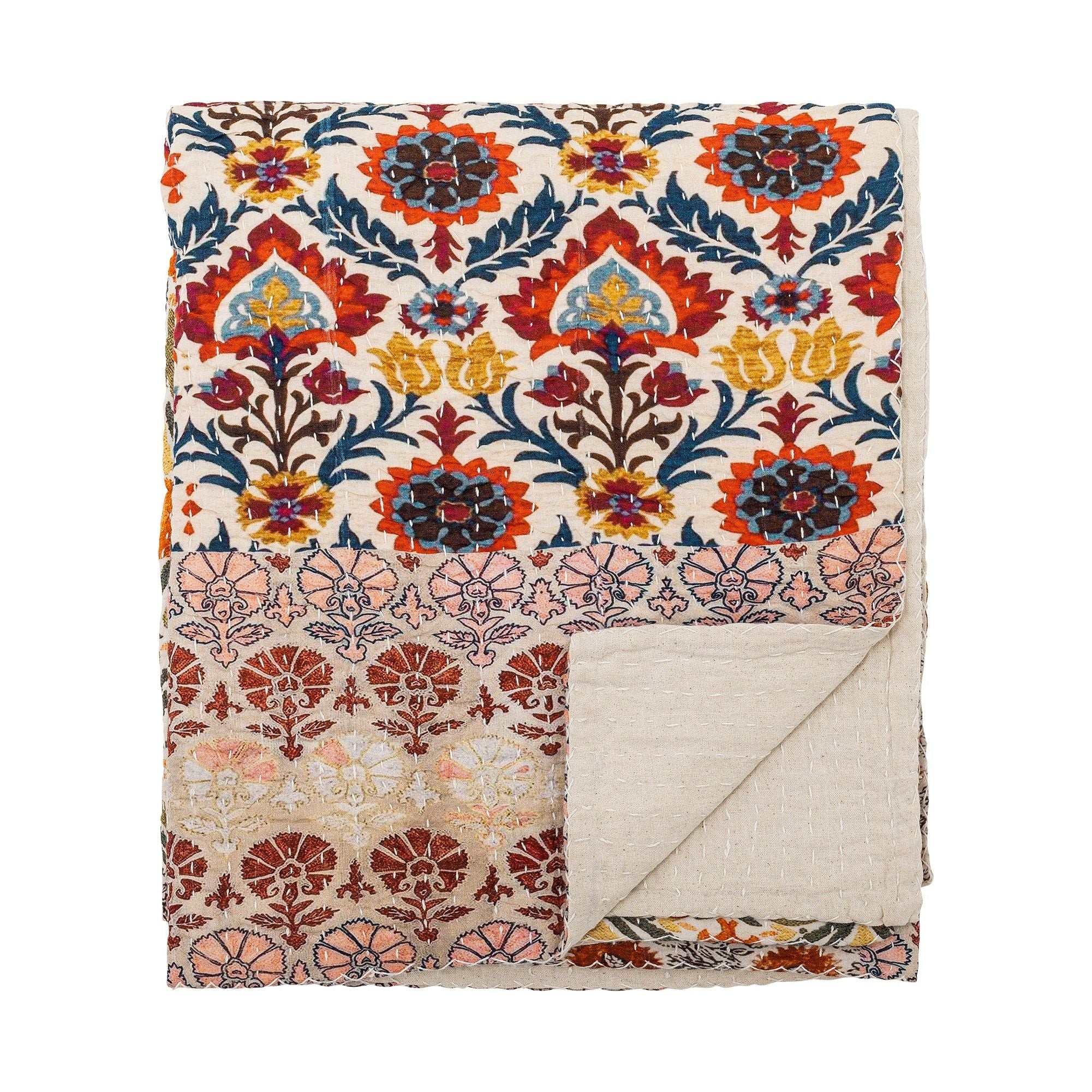 Creative Collection Krea Quilt, Orange, Bomull