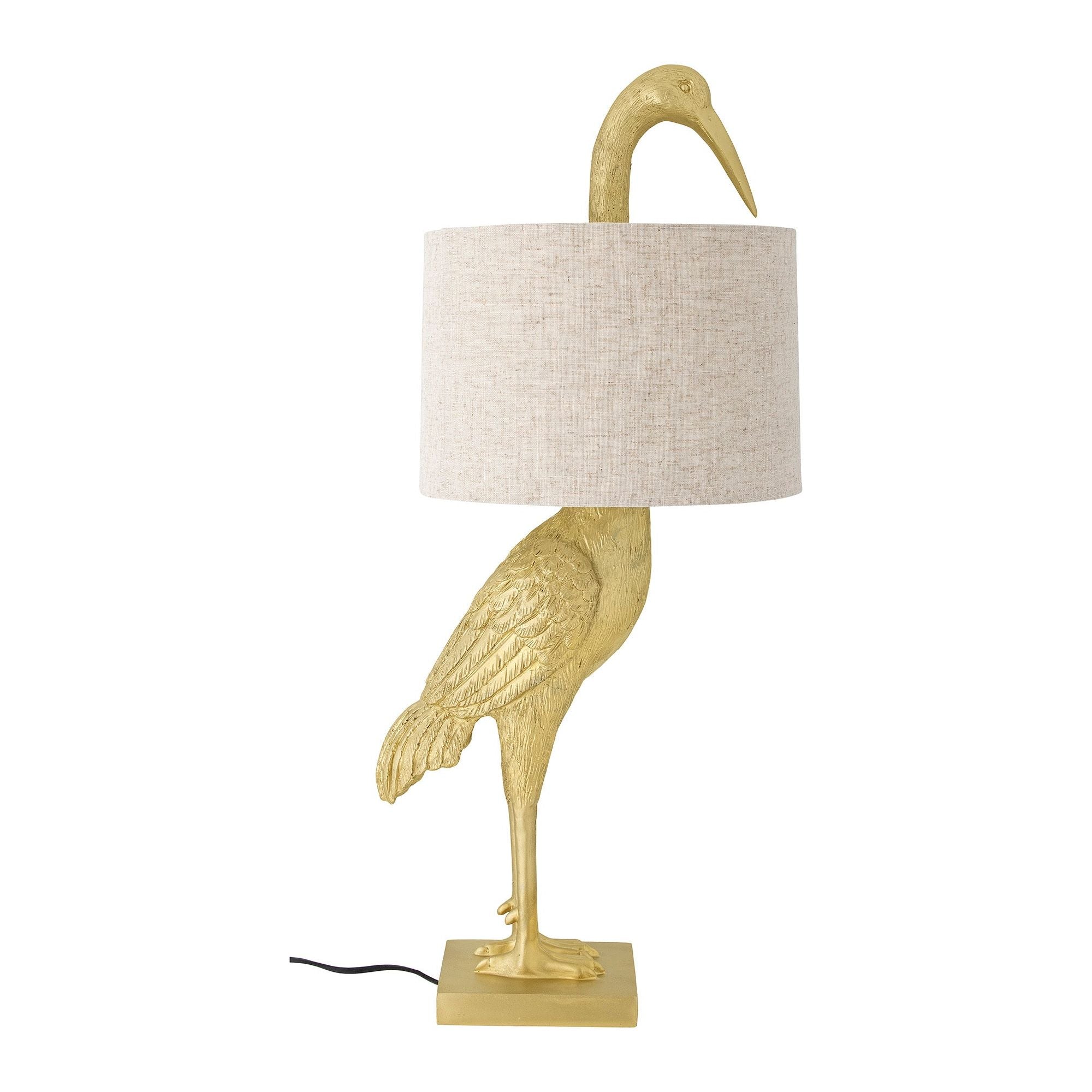 Creative Collection Heron Bordslampa, Guld, Polyresin