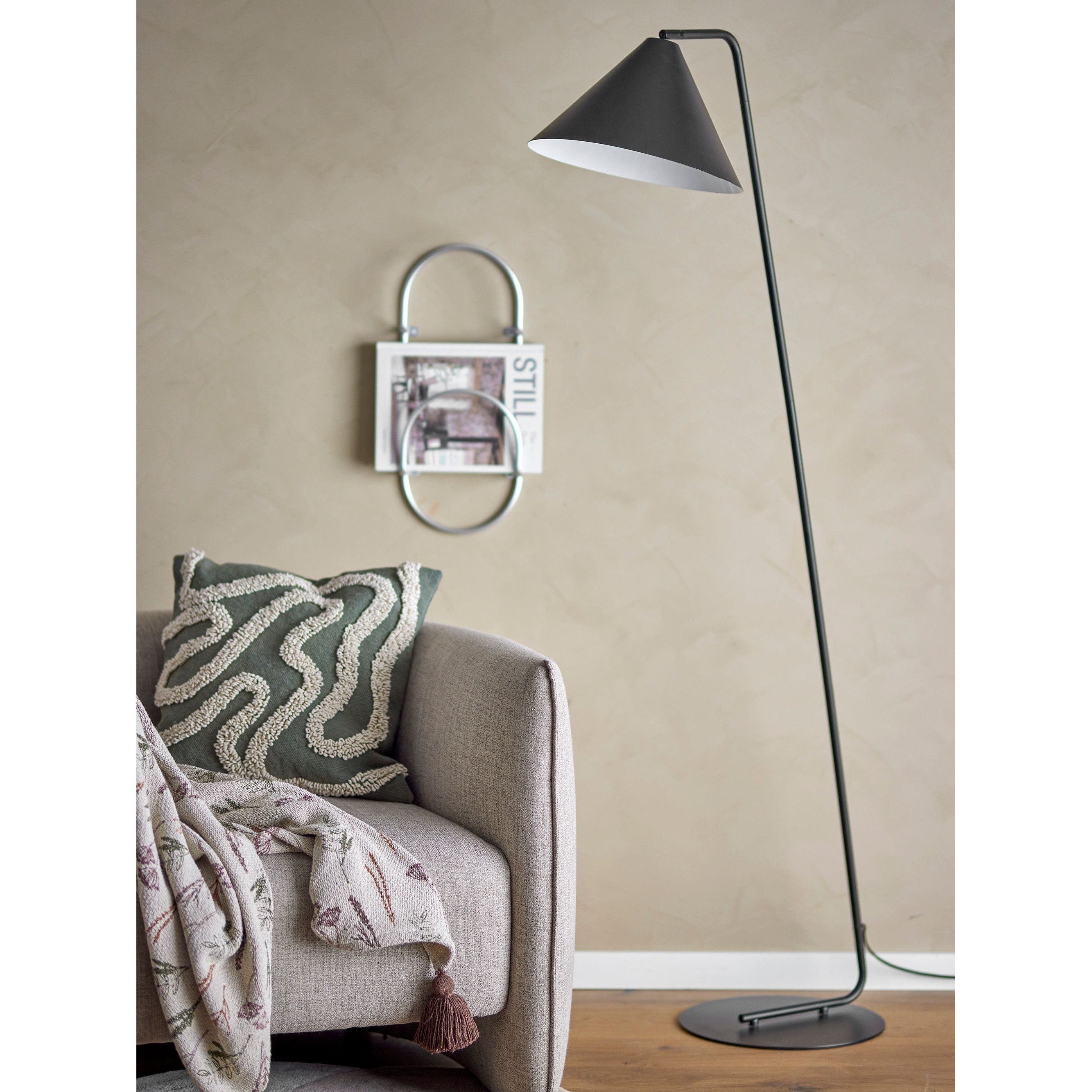 Bloomingville Latisha Golvlampa, Svart, Metall