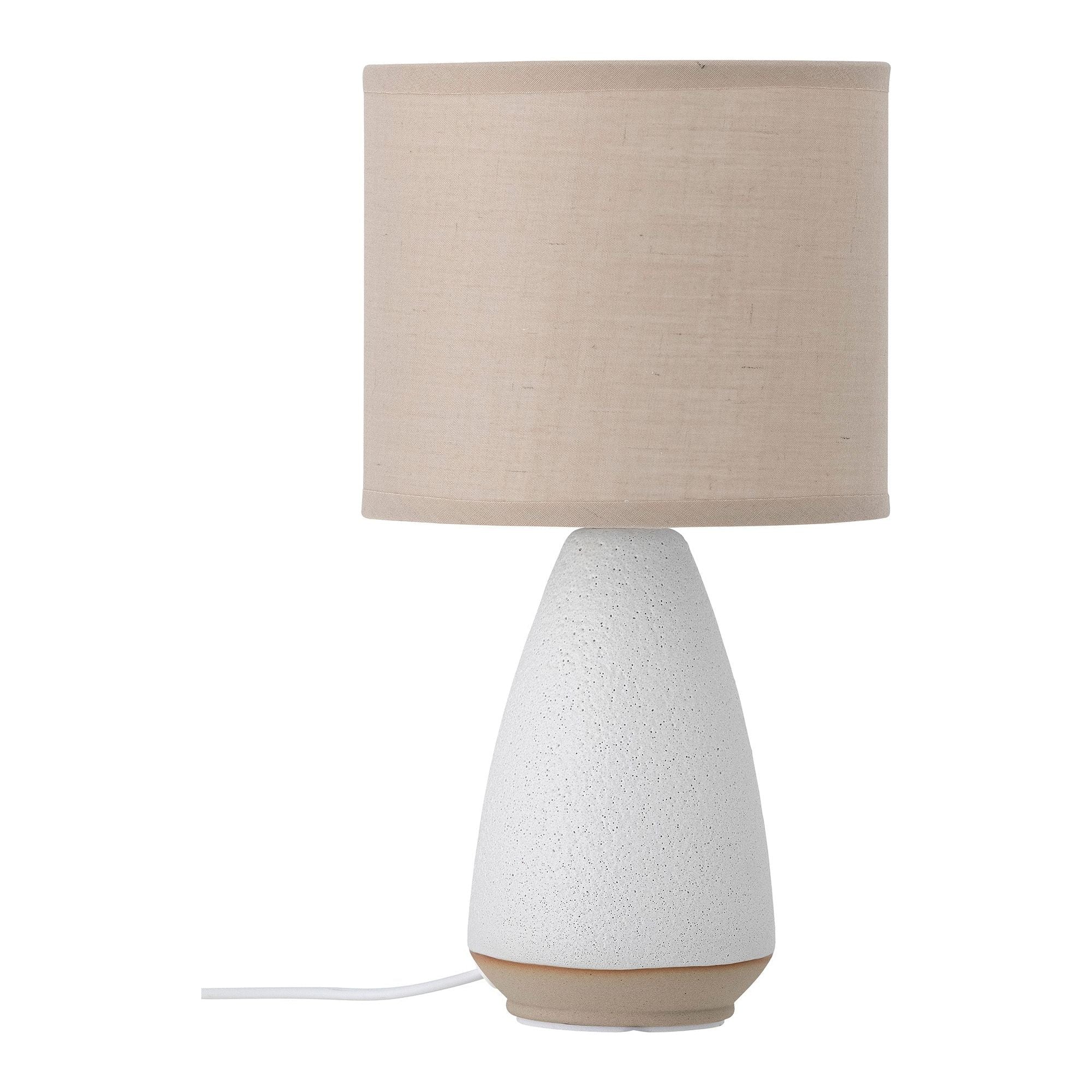 Bloomingville Paprica Bordslampa, Vit, Stengods